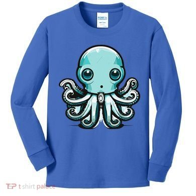 Octopus  Kids Long Sleeve Shirt