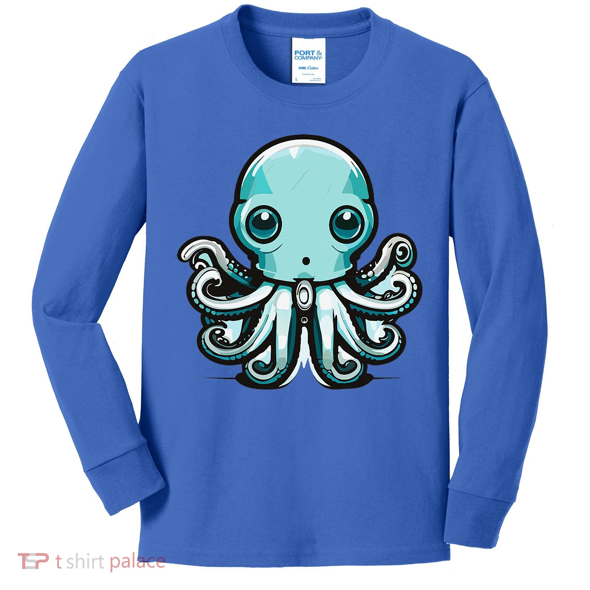 Octopus  Kids Long Sleeve Shirt