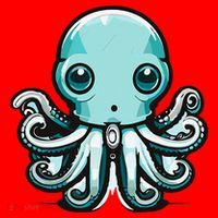 Octopus  Santa Hat thumb 1