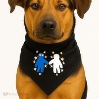 Out Of Character Hold My Hand USA-Made Doggie Bandana thumb 1