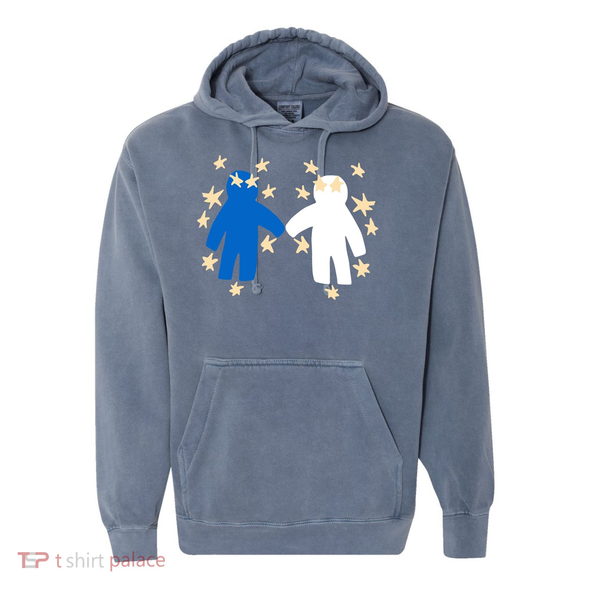 Out Of Character Hold My Hand Comfort Colors Garment-Dyed Hooded Sweatshirt