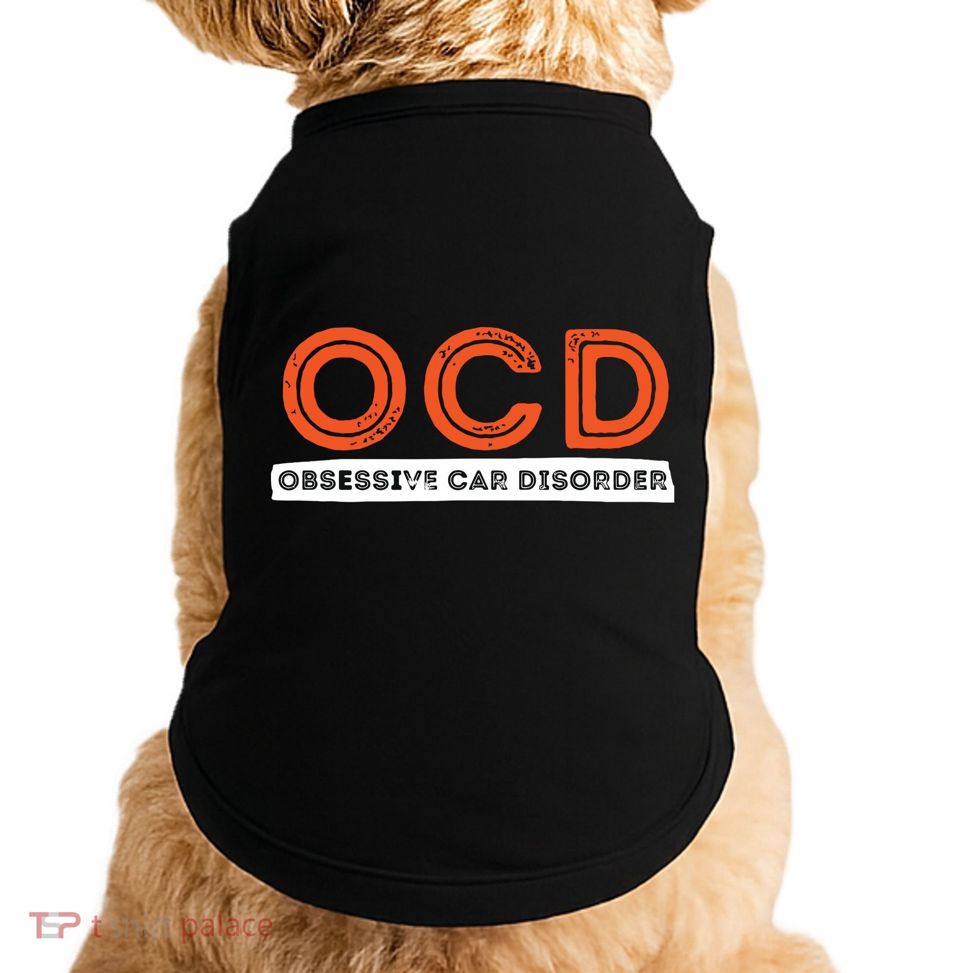OCD Obsessive Car Disorder Funny Car Lover Gift Doggie Tank