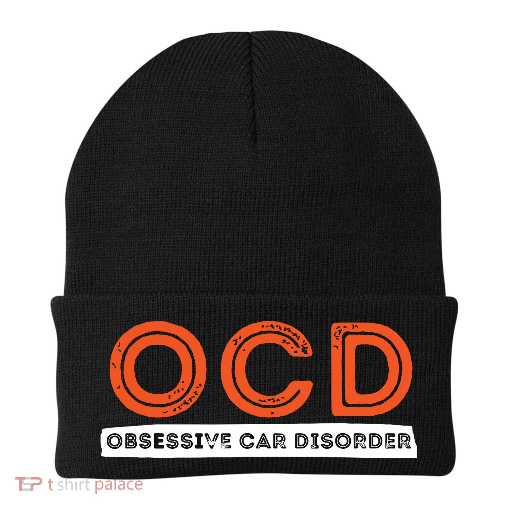 OCD Obsessive Car Disorder Funny Car Lover Gift Beanie
