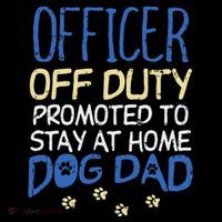Officer Off Duty Dog Dad Funny Cop Police Retirement Gift Coffee Mug thumb 5
