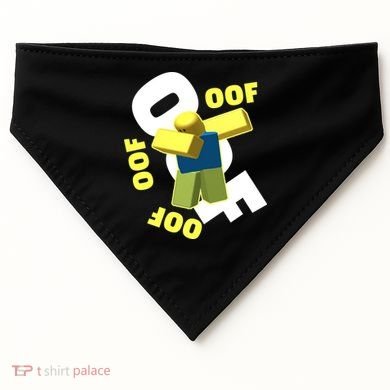 OOF Dancing Dabbing Noob USA-Made Doggie Bandana