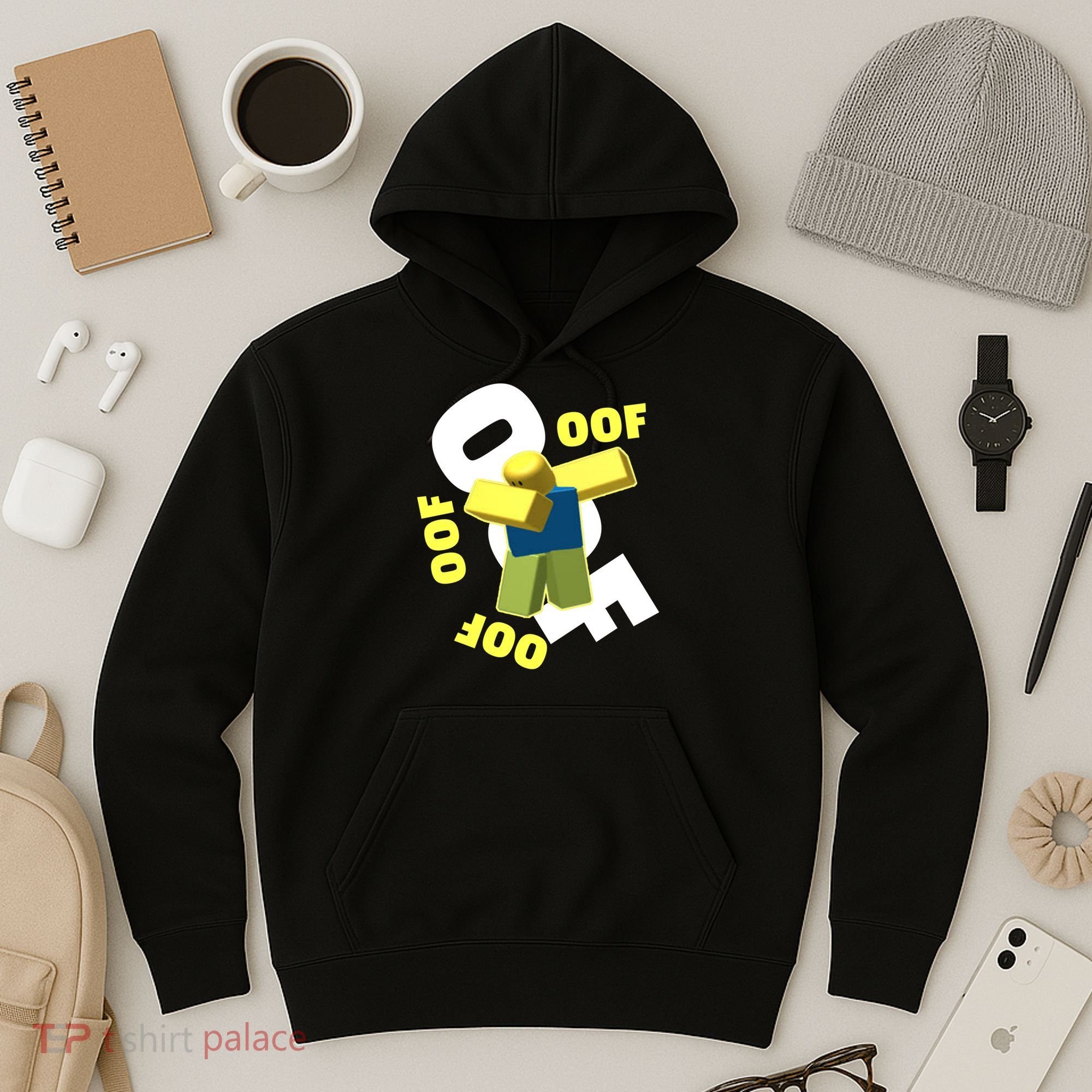 OOF Dancing Dabbing Noob Hoodie