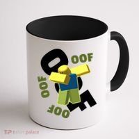 OOF Dancing Dabbing Noob Coffee Mug thumb 1