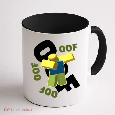 OOF Dancing Dabbing Noob Coffee Mug back