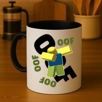 OOF Dancing Dabbing Noob Coffee Mug thumb 4