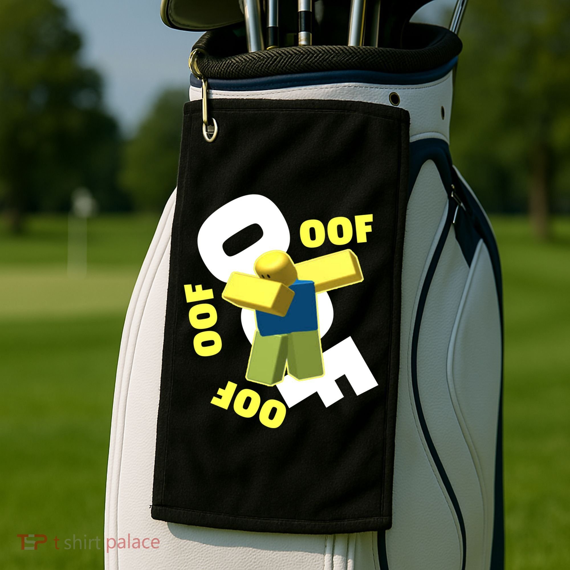 OOF Dancing Dabbing Noob Golf Towel
