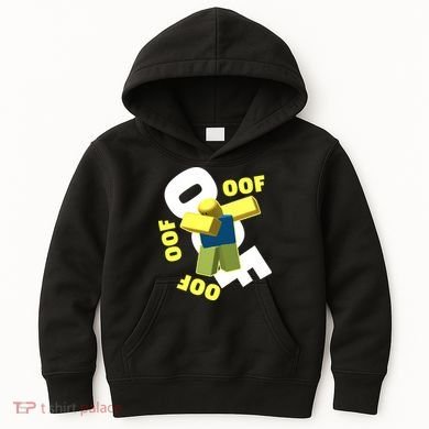 OOF Dancing Dabbing Noob Kids Hoodie