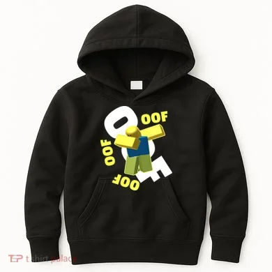 OOF Dancing Dabbing Noob Kids Hoodie