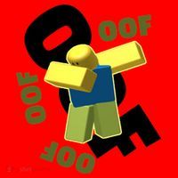 OOF Dancing Dabbing Noob Santa Hat thumb 1