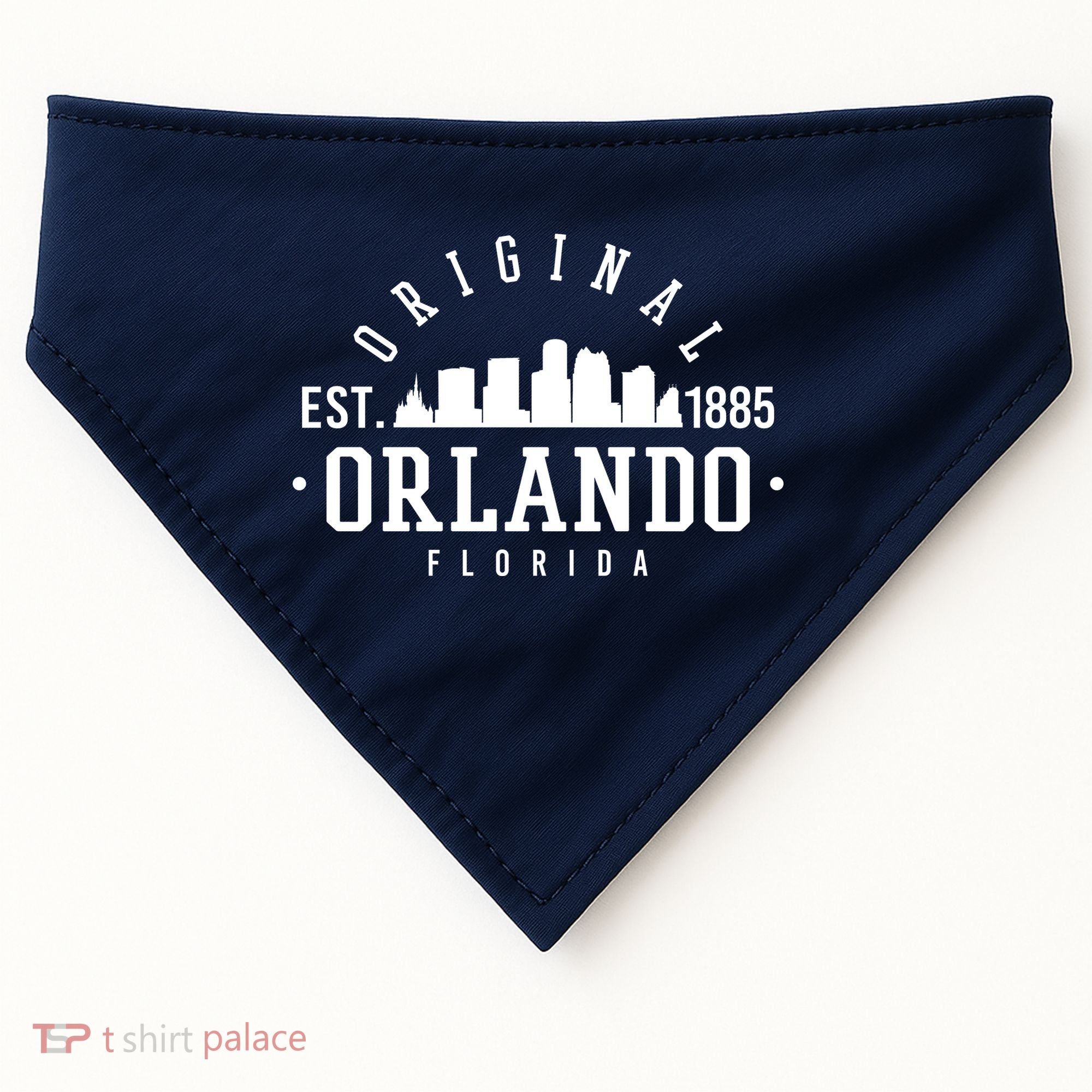 Original Orlando Florida Est 1885 USA-Made Doggie Bandana