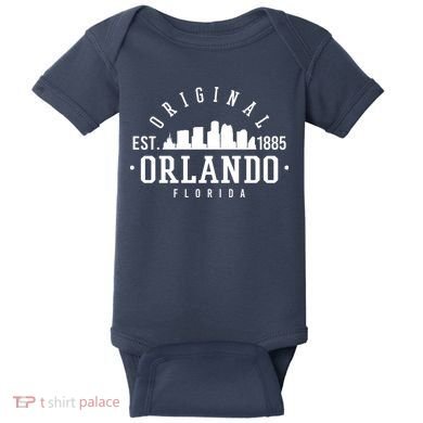 Original Orlando Florida Est 1885 Baby Bodysuit