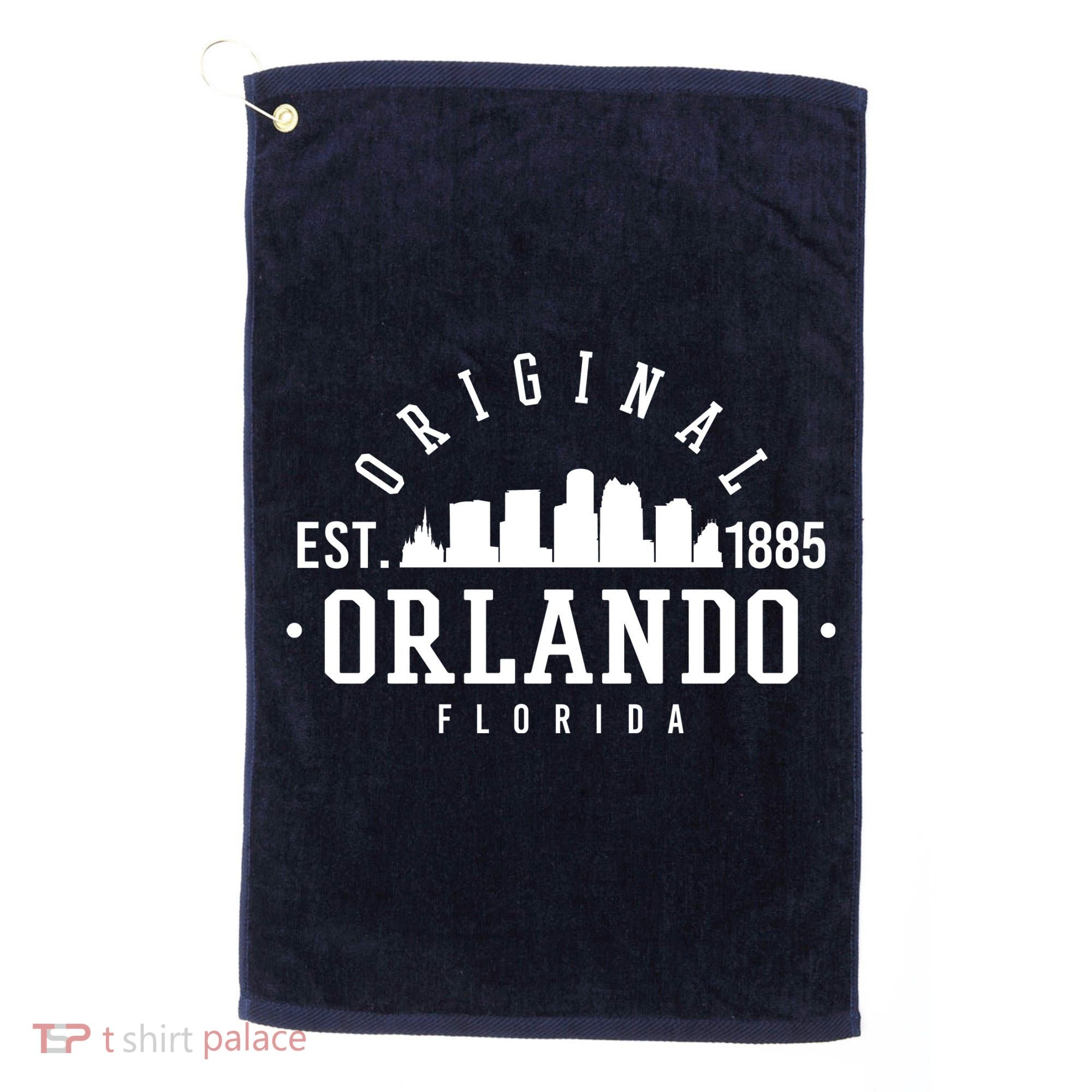 Original Orlando Florida Est 1885 Golf Towel