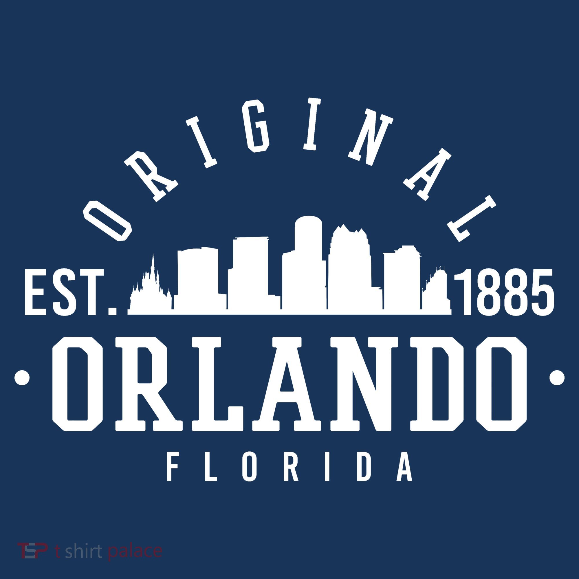 Original Orlando Florida Est 1885 Kids Long Sleeve Shirt