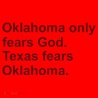 Oklahoma Only Fears God Texas Fears Oklahoma Santa Hat thumb 1