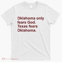 Oklahoma Only Fears God Texas Fears Oklahoma T-Shirt thumb 0