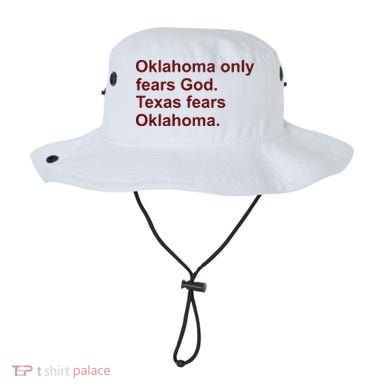 Oklahoma Only Fears God Texas Fears Oklahoma Bucket Hat