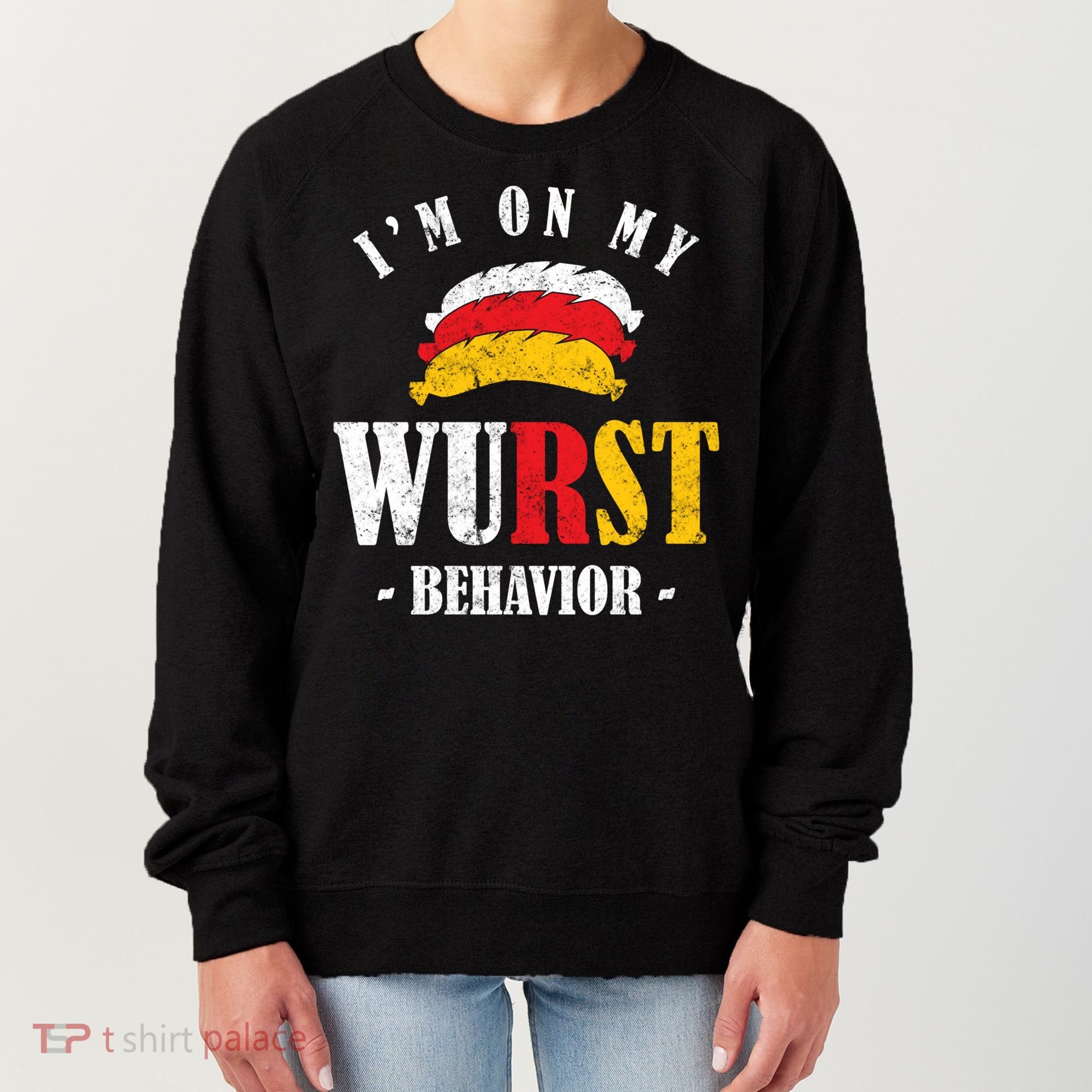 Oktoberfest October Fest Sausage Bratwurst Festival Gift Women's Sweatshirt