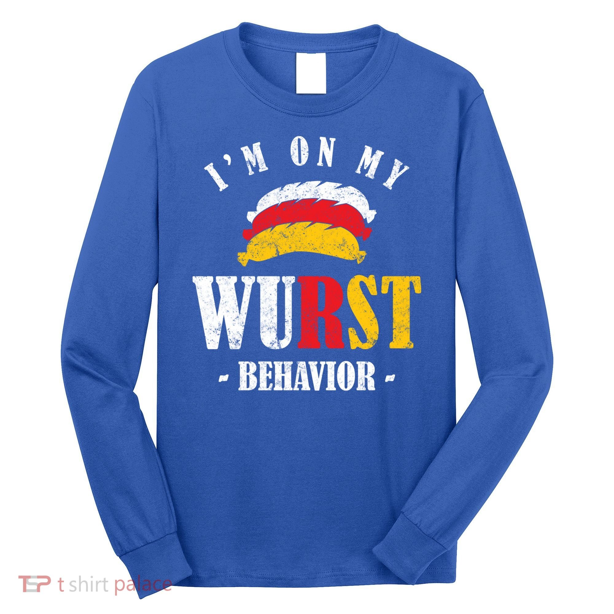 Oktoberfest October Fest Sausage Bratwurst Festival Gift Long Sleeve Shirt