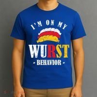 Oktoberfest October Fest Sausage Bratwurst Festival Gift T-Shirt thumb 3