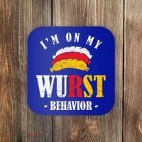 Oktoberfest October Fest Sausage Bratwurst Festival Gift Coaster thumb 0