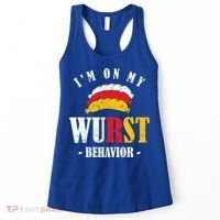 Oktoberfest October Fest Sausage Bratwurst Festival Gift Women's Tank Top thumb 0
