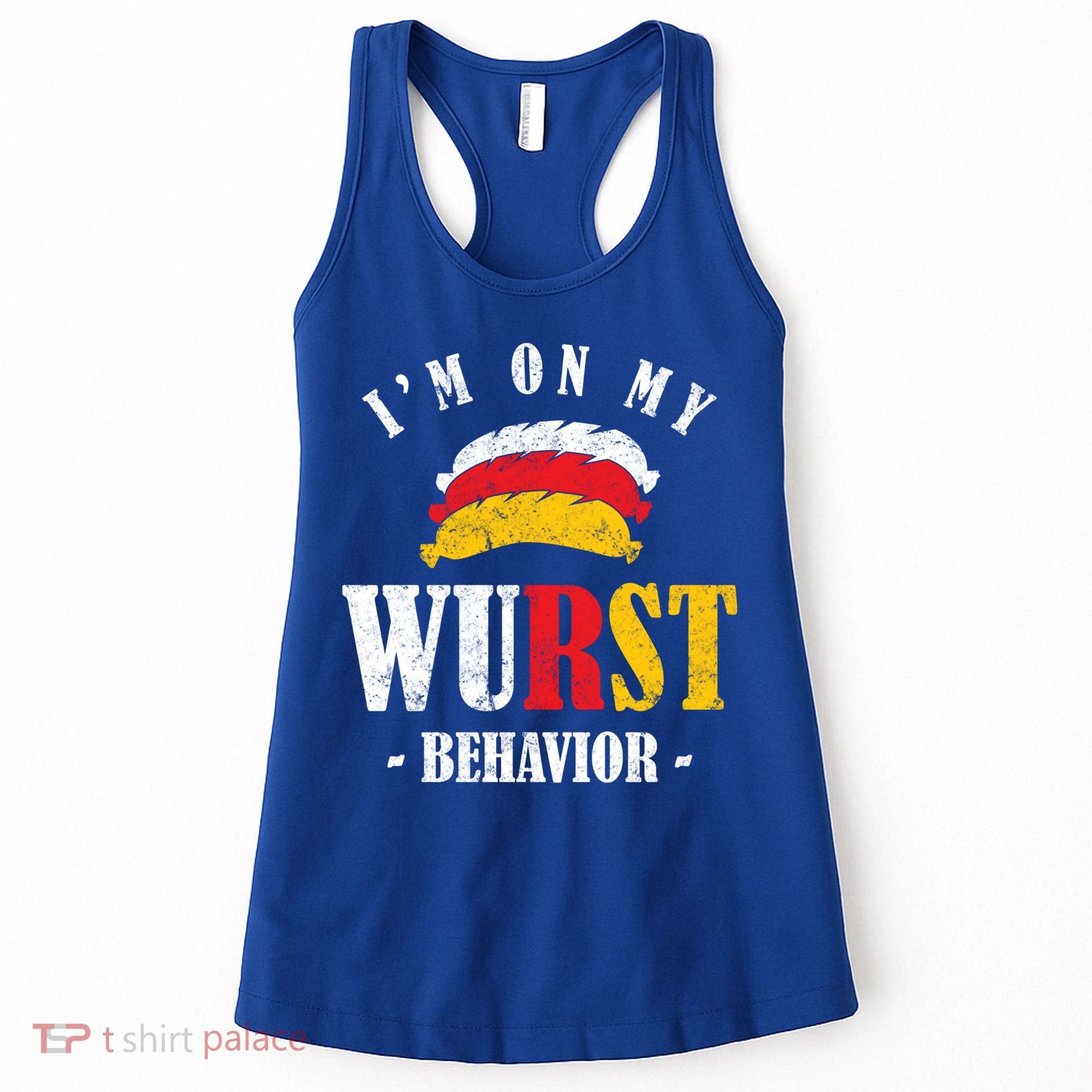 Oktoberfest October Fest Sausage Bratwurst Festival Gift Women's Tank Top