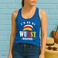 Oktoberfest October Fest Sausage Bratwurst Festival Gift Women's Tank Top thumb 2