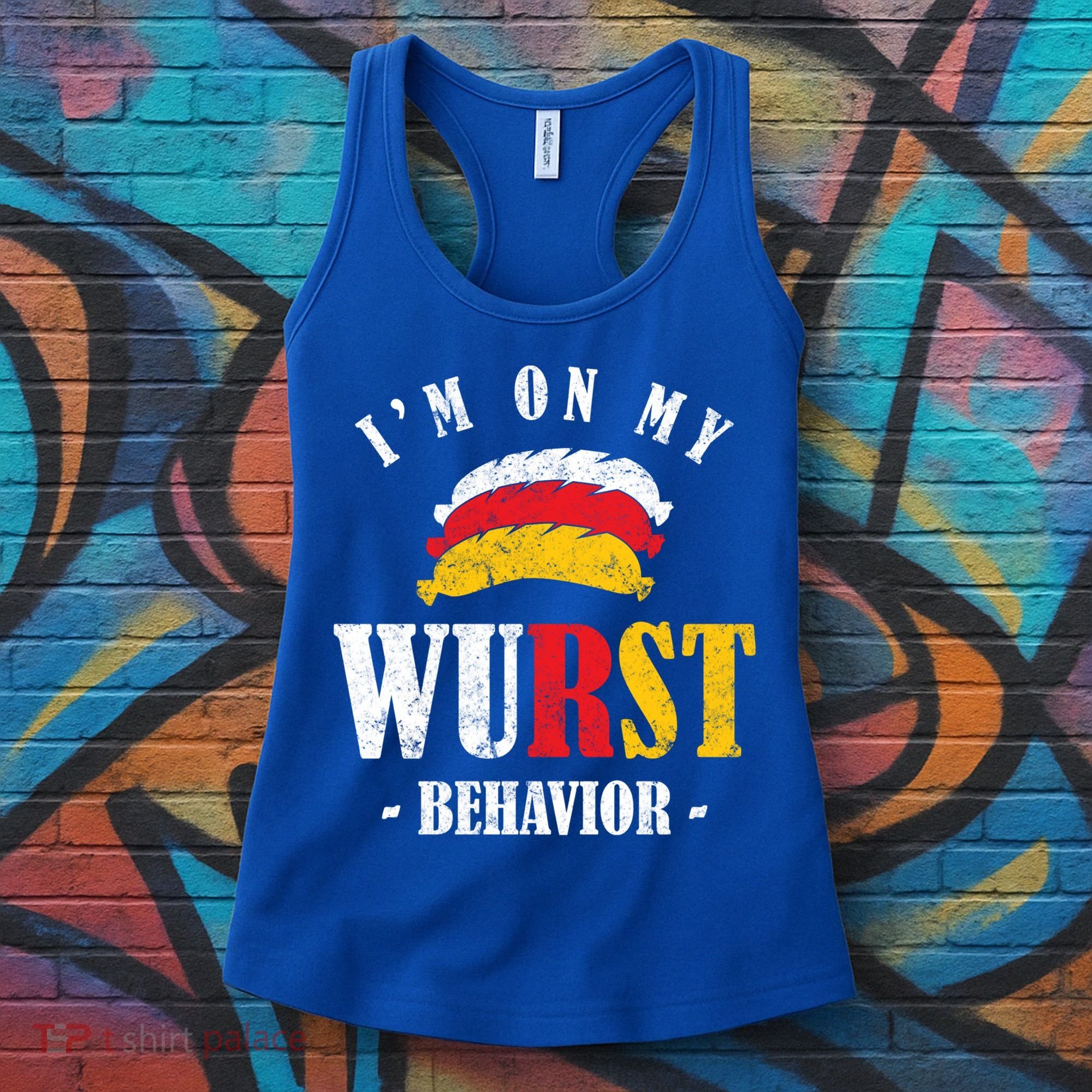 Oktoberfest October Fest Sausage Bratwurst Festival Gift Women's Tank Top