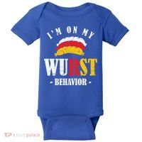 Oktoberfest October Fest Sausage Bratwurst Festival Gift Baby Bodysuit thumb 0