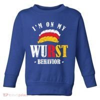 Oktoberfest October Fest Sausage Bratwurst Festival Gift Toddler Sweatshirt thumb 0