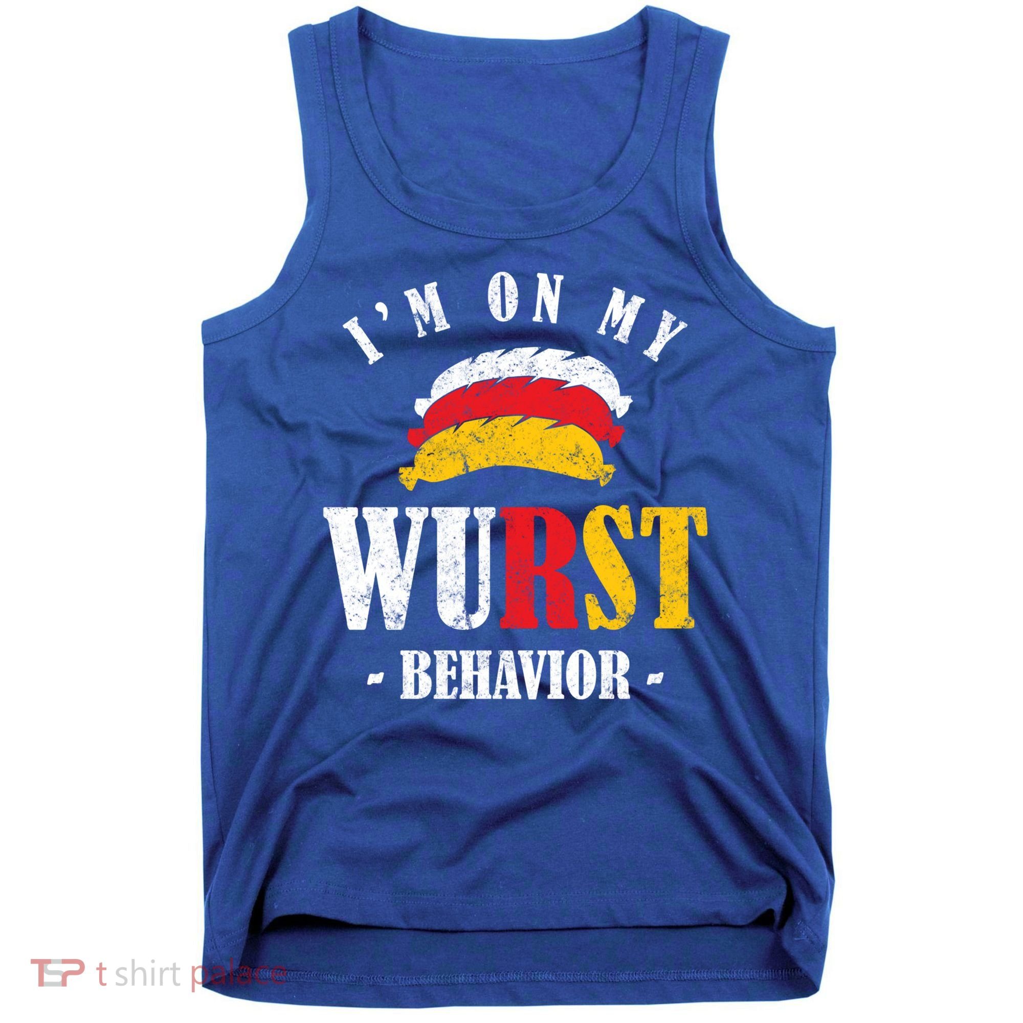 Oktoberfest October Fest Sausage Bratwurst Festival Gift Tank Top