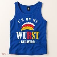 Oktoberfest October Fest Sausage Bratwurst Festival Gift Tank Top thumb 2