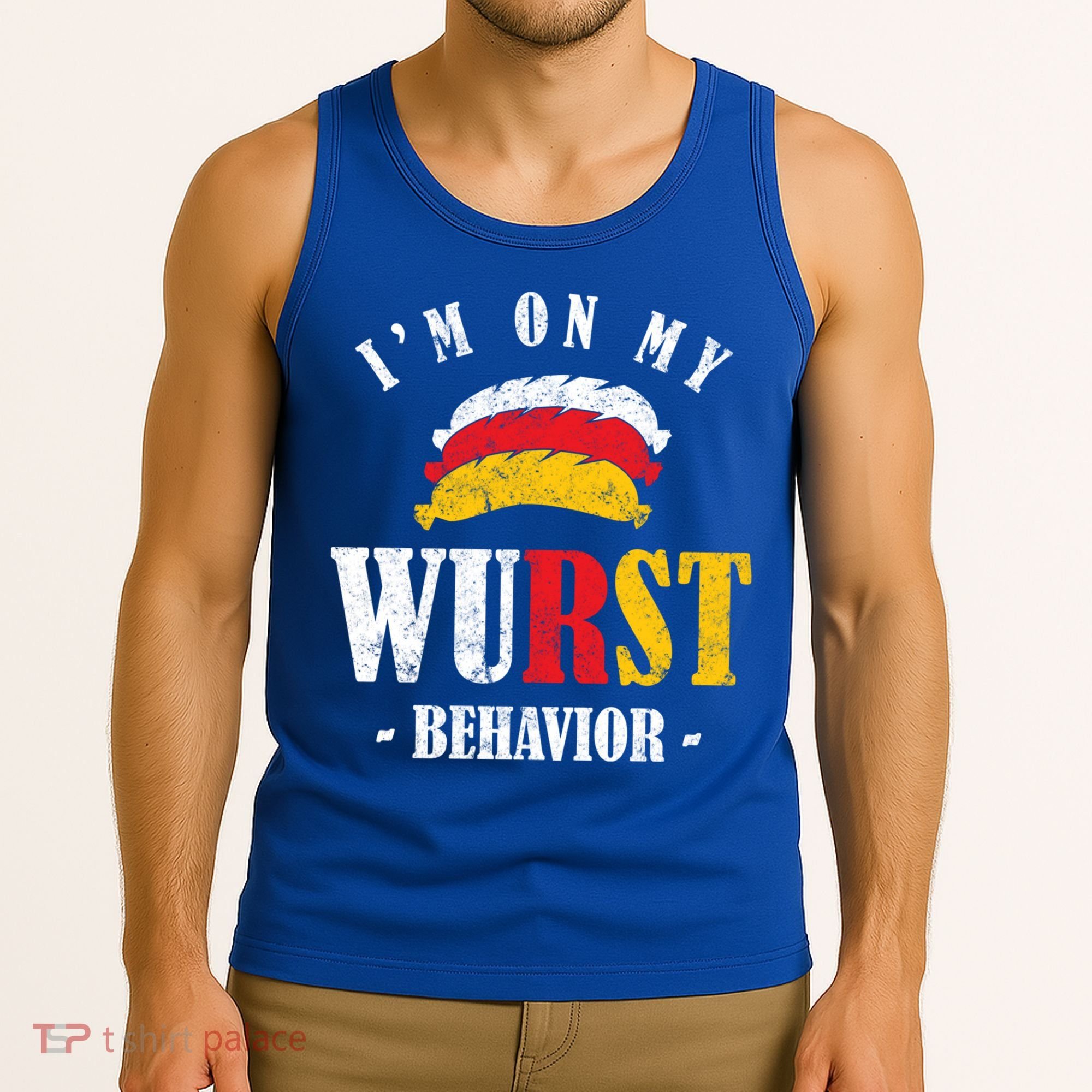 Oktoberfest October Fest Sausage Bratwurst Festival Gift Tank Top