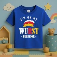 Oktoberfest October Fest Sausage Bratwurst Festival Gift Toddler T-Shirt thumb 3