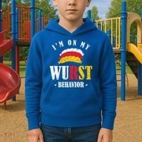 Oktoberfest October Fest Sausage Bratwurst Festival Gift Kids Hoodie thumb 2