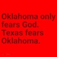 Oklahoma Only Fears God Texas Fears Oklahoma Santa Hat thumb 1