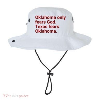 Oklahoma Only Fears God Texas Fears Oklahoma Bucket Hat