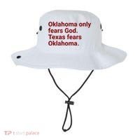 Oklahoma Only Fears God Texas Fears Oklahoma Bucket Hat thumb 0