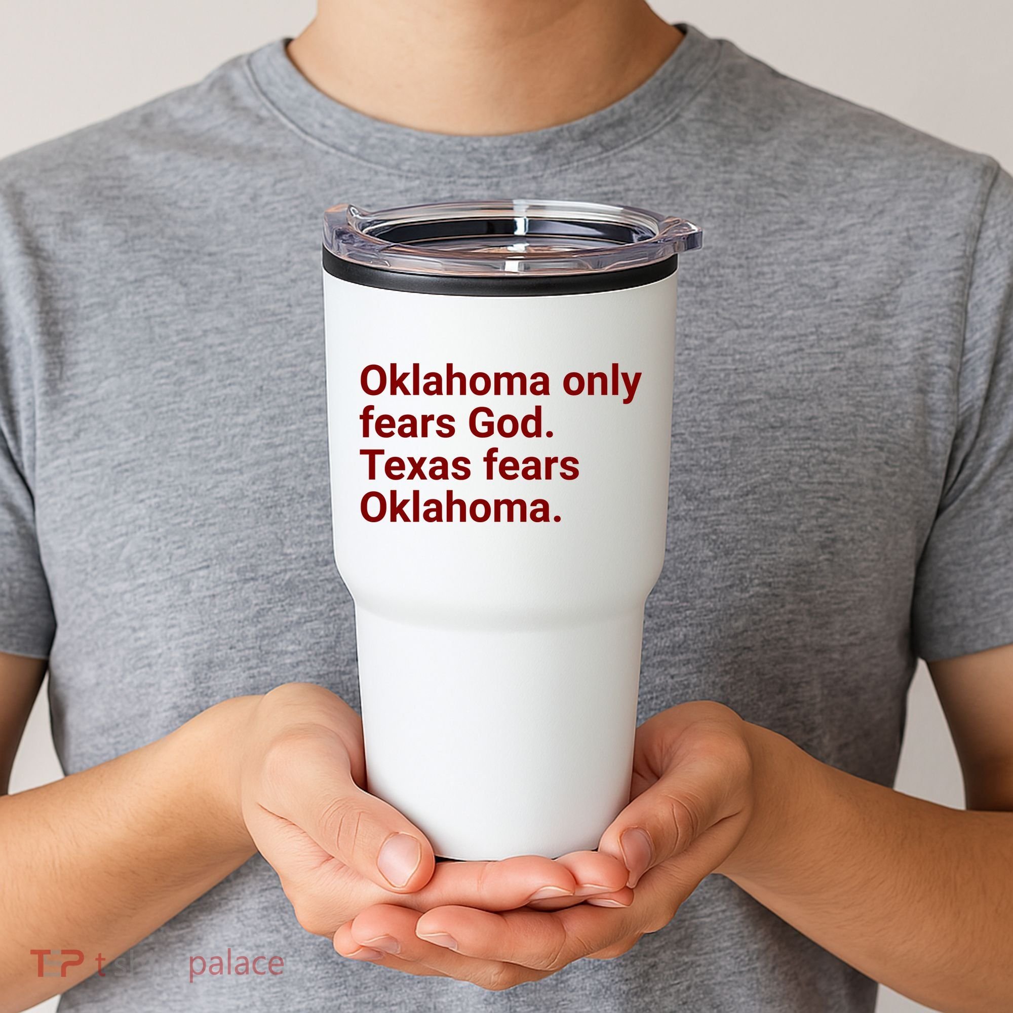 Oklahoma Only Fears God Texas Fears Oklahoma Tumbler