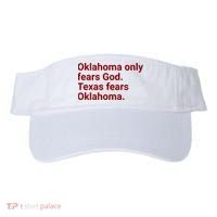 Oklahoma Only Fears God Texas Fears Oklahoma Visor thumb 0