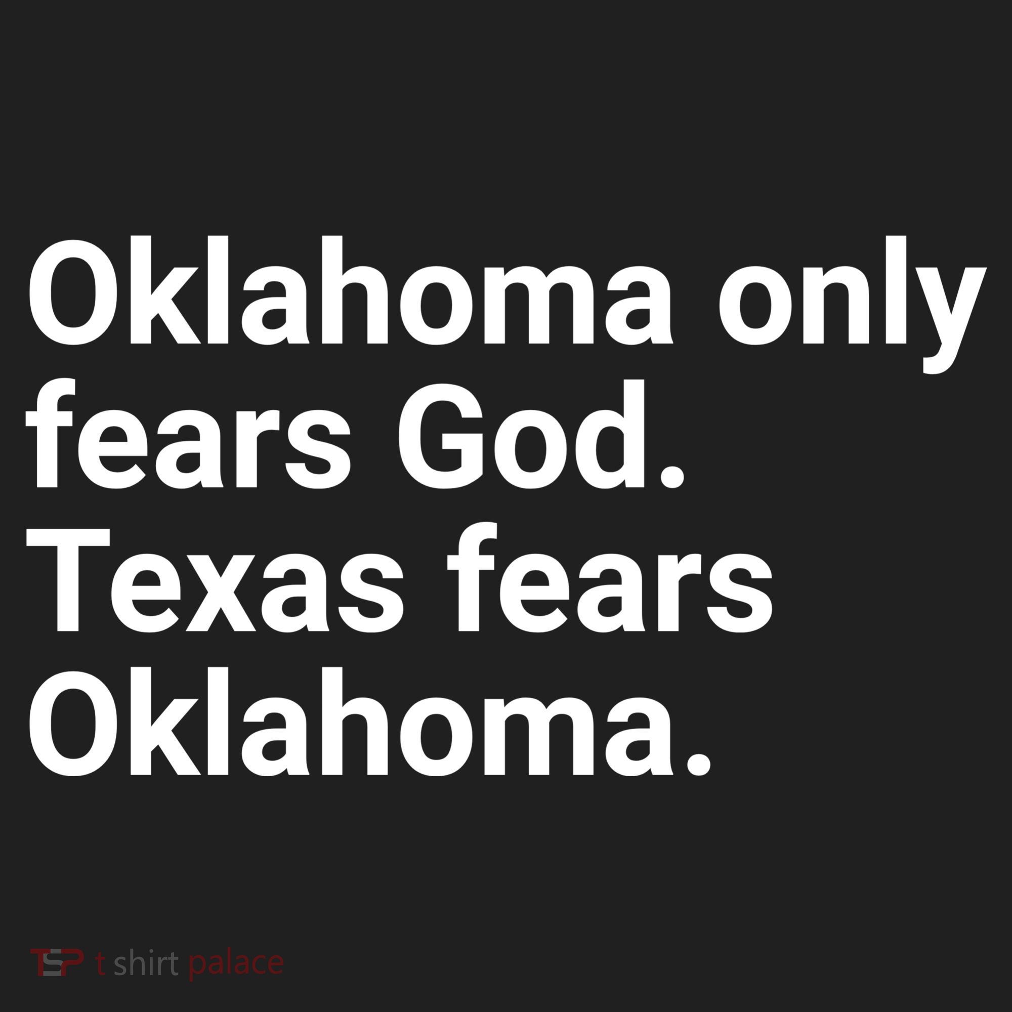 Oklahoma Only Fears God Texas Fears Oklahoma Beanie