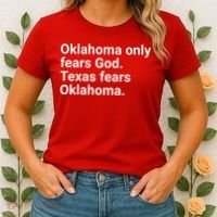 Oklahoma Only Fears God Texas Fears Oklahoma Women's T-Shirt thumb 2