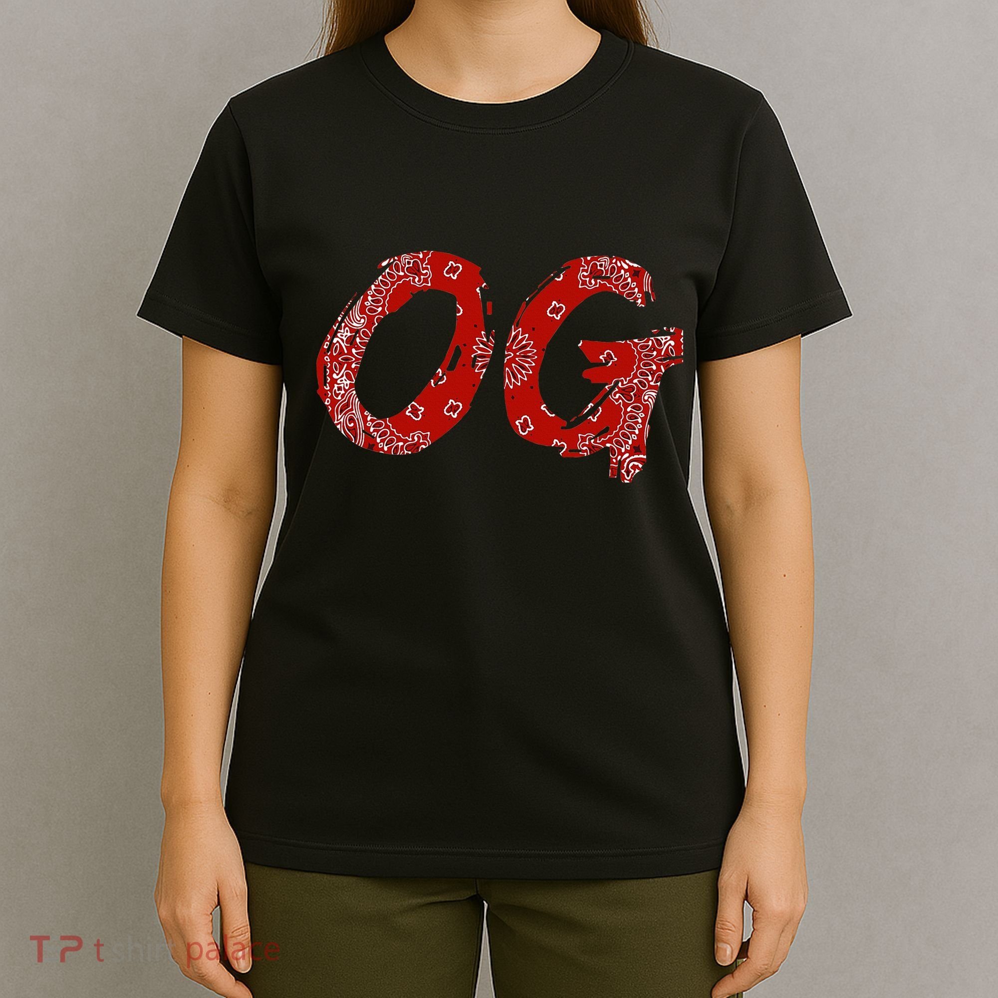 Og Original Gangster Compton Red Bandana T-Shirt