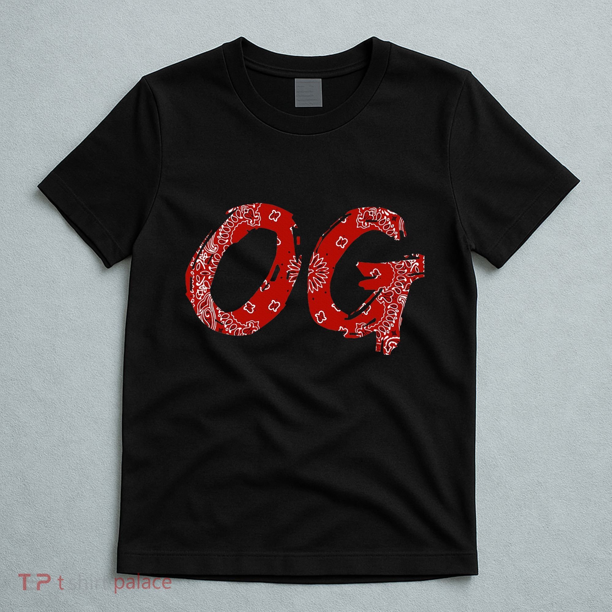 Og Original Gangster Compton Red Bandana T-Shirt