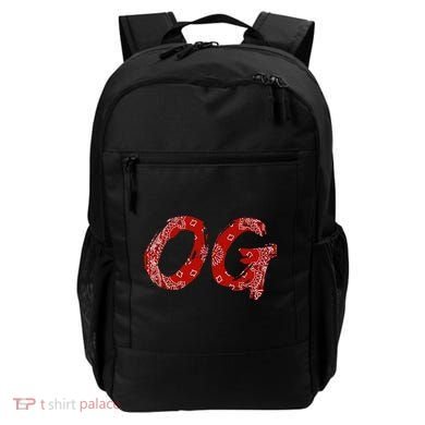 Og Original Gangster Compton Red Bandana Backpack
