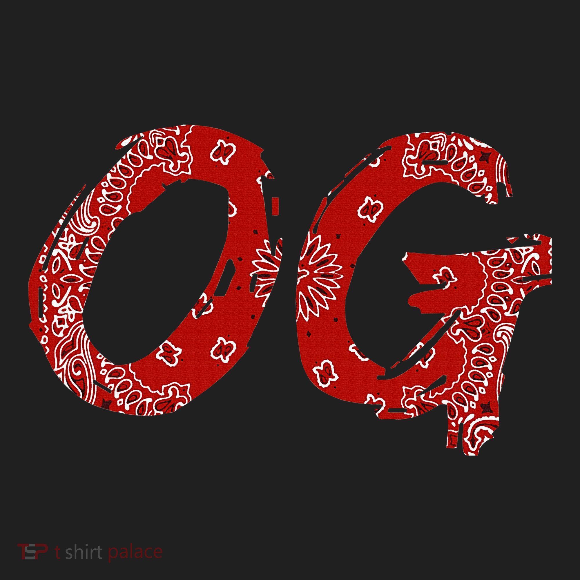Og Original Gangster Compton Red Bandana Beanie